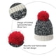 thumbnail image 3 of Gorros de lana para hombres y mujeres, gorro de punto con parches y mezcla de lana, 3 of 5