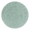 thumbnail image 3 of Unique Loom Soft Solid Shag Collection Area Rug - Aras (6' 1" Round Sage Green), 3 of 7