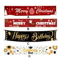 thumbnail image 3 of Tssuoun Christmas Large Xmas Sign sign Party Outdoor Hanging Ornament Party Decorations Supplies No.04, 3 of 7