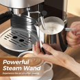 thumbnail image 6 of 20Bar Compact Espresso Machine with Milk Frother & Removable Water Tank, 3-in-1 Coffee Maker, 6 of 6