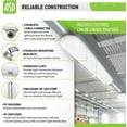 thumbnail image 3 of ASD 4FT LED Vapor Tight Light Fixture 31W,  Lighting Products, Tube Light, LED Wall Light, 3410 Lm, IP66, 110W Eq, 120-277V, 5000K, Non-Dimmable, UL Listed, 3 of 8