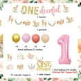 thumbnail image 6 of 1st Birthday Deer Decorations for Girls, One Deerful Banner Cake Topper Deer Banner Cupcake Toppers Balloons for Fawn Doe Woodland Animal First Birthday Party Supplies, 6 of 7