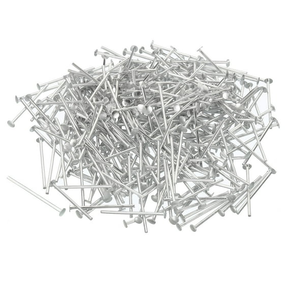 Uxcell 21mm Length Chandelier Connector Clip Pins Prism Aluminium Pins Silver 380 Pack