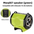 thumbnail image 1 of Altavoz Bluetooth Inalámbrico Reproductor MP3 Altavoz Amplificador para Makita/Dewalt/Milwaukee/Bosch Batería Li-ion de 18V 20V, 1 of 11