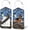 German Shepherd, variant on Golden Retriever Luggage Tags for Suitcases, 2 Pack PU Leather ID Tags | flap address card, steel wire loop fits bags, , camp duffels, lake stays and family vacations