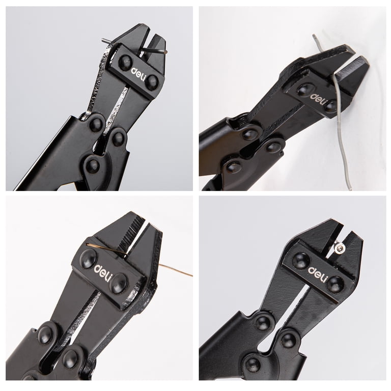 Deli 8-Inch Mini Bolt Cutter, 65Mn Steel Blade photo 7