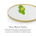 thumbnail image 3 of JIOABL 20 Inch Round Mirror, Metal Frame Wall Mirror for Entryway, Bathroom, Vanity, Living Room, Modern Circular Mirro, Gold, 3 of 7