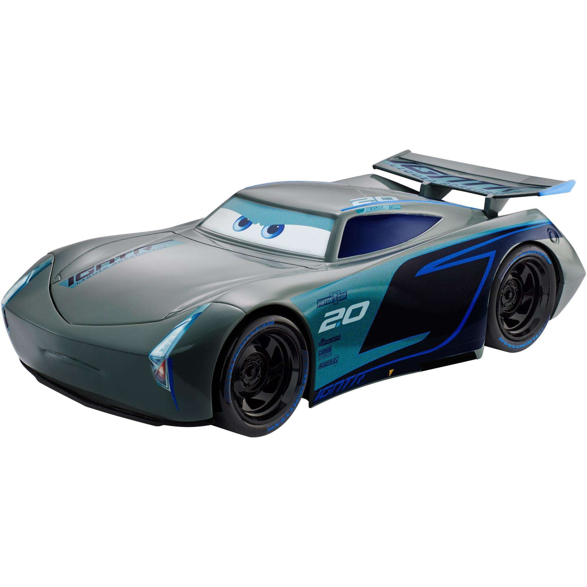 Disney/Pixar Cars 3 Power Revs Jackson Storm Vehicle Races up to 15 Ft! 