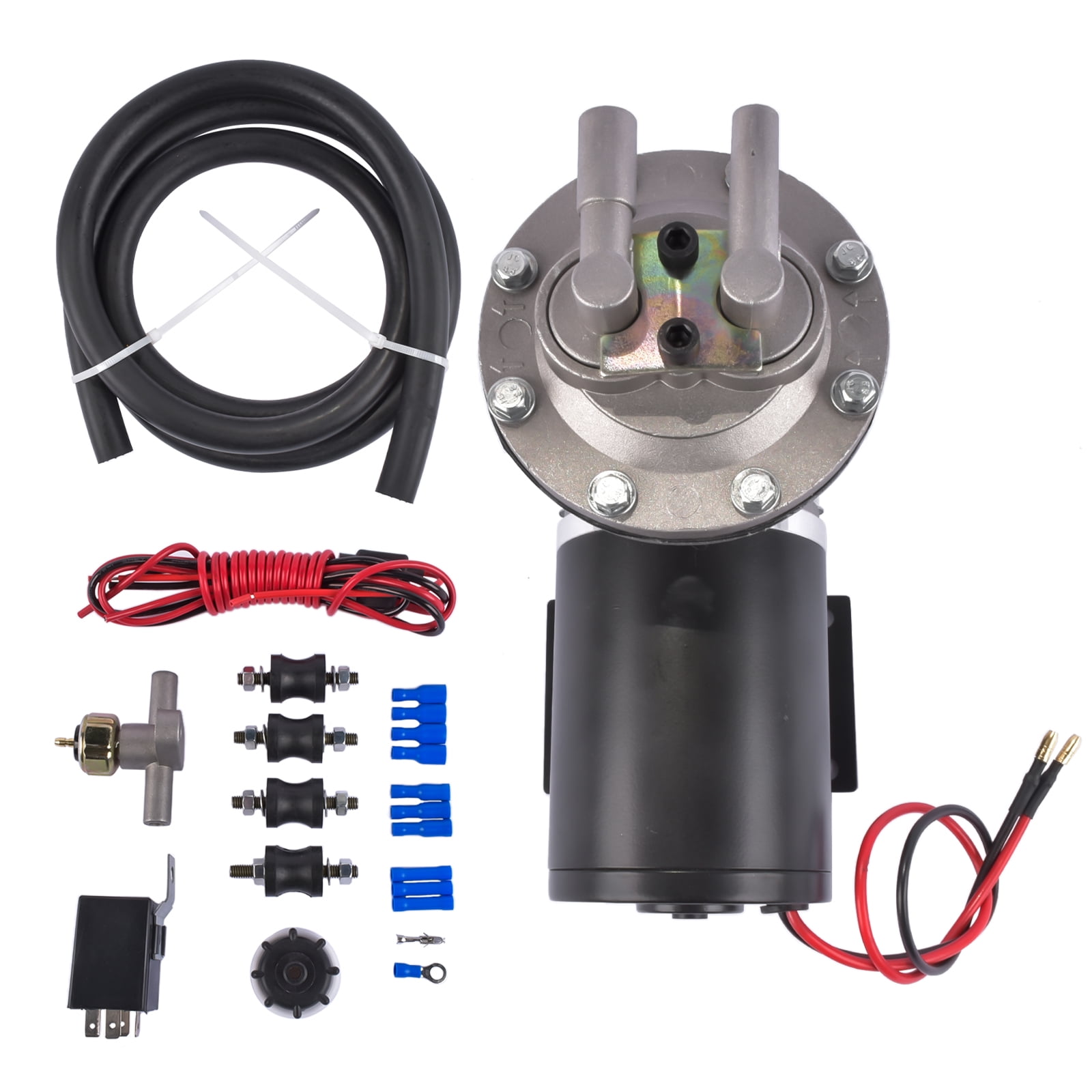 GELUOXI 12V Electric Vacuum Pump Kit 28146 for Brake Systems 18" to 22" with Mounting Hardware