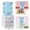 Light blue, variant on Mini Water Dispenser Set - Adhesive Refrigerator with 2 Cups, Charming Dollhouse Kitchen Accessories for Fridge Decor, 1:12 Scale Miniature Home Decor, Fun Gift for Collectors