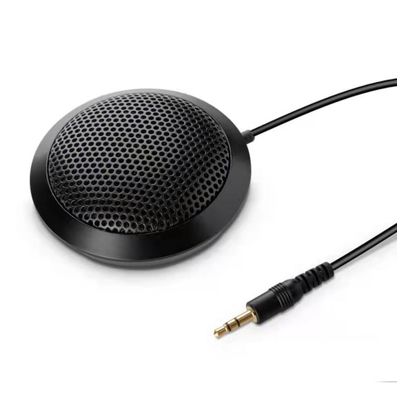 Yucurem Conference Microphone 360 Omnidirectional Condenser Mic for Laptop Pc(3.5mm)