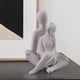 thumbnail image 3 of Figura de pareja, adorno de escritorio, colección de cerámica, escultura de amantes para dormitorio Estilo B, 3 of 7