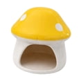 thumbnail image 3 of Casa de cerámica para hámsteres, cobayas, jerbos y ardillas, estilo caricatura. Amarillo, 3 of 9