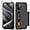Black, variant on for iPhone 15 Pro Max Case with Screen Protector & Camera Cover 4-in-1 Full Body Hybrid iPhone 15 Pro Max Case Wallet Card Holder Shockproof Protective Phone Case for iPhone 15 Pro Max Black