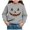 Grey, variant on Toddler Baby Girl Boy Halloween Sweatshirt Long Sleeve Pumpkin Shirt Crewneck Sweater Retro Top Fall (Black, 4Y)