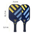 thumbnail image 2 of Franklin Sports Pickleball Paddle - DEFY - Textured Fiberglass Surface - Polypropylene Core - DEFY - Official USA Pickleball (USAP) Approved, 2 of 6