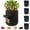 Black[4Pack], variant on Bxaolu Potato Grow Bags, 4 Pack 7 Gallon Garden Planting Growing Bag with Flap and Handles Planter Pots for Onion, Fruits, Tomato, Carrot - Black