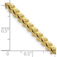 thumbnail image 4 of Avariah Diamonds Solid 14K Yellow Gold 3.9mm Franco with Fancy Lobster Lock Chain - 9" Bracelet, 4 of 8