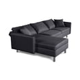thumbnail image 4 of Sala Modular Sofá Cama Malta Gris Oxford, 4 of 8