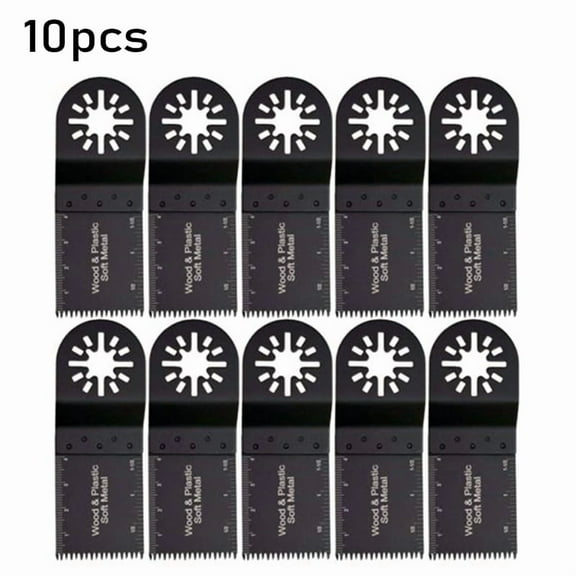 10pcs Multitool Saw Blade Oscillating Blade Tool For Fein Makita RIDGID Ryobi Milwaukee Multi 50-54HRC Wood Cutting Kit