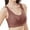 Brick Red, variant on Comfortable Wireless Bra Seamless Soft Cup Full Coverage Everyday T Shirt Wide Band Adjustable Straps, A, Khaki