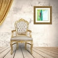thumbnail image 3 of Buddenhaugen, Sophia 26x26 Gold Ornate Wood Framed with Double Matting Museum Art Print Titled - Garden Abstraction 5, 3 of 4