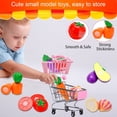 thumbnail image 2 of Mini Panier d'Achats Panier Jeu Jeu Aliments et Épicerie Panier d'Achats Ensemble de Jouets pour Enfants et Tout-Petits 3+, 2 of 6