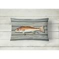 thumbnail image 2 of Carolines Treasures 8489PW1216 Red Fish Canvas Fabric Decorative Pillow, 12H x16W, multicolor, 2 of 3