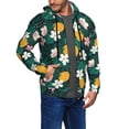 thumbnail image 3 of Zip Up Hoodies for Men - Tropical Fruit B Long Sleeve Comfrt Men'S Fashion Hoodies & Sweatshirts, Jackets for Men Hoodies Pullover Clothing Clothes with Pouch, 3 of 5