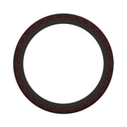 XMXY Car Steering Wheel Cover, Pink Floral Hearts Non-Slip Jeep Truck Universal Elastic Steering Wheel Protector 15 inch