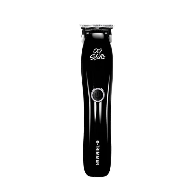 E-Trimmer Blackout Old Scull - Perfiladora de Cabello Negro Barbería