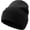 1-black, variant on Winter Knit Beanie Hats for Women Men, Soft Breathable Cotton Skull Cap, Warm Stretchy Daily Outdoor Knitted Caps