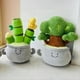 thumbnail image 2 of Muñeco de Peluche de Simulación de Plantas Suculentas en Macetas, Almohada de Flores en Maceta, Decoración Suave para la Mesita de Noche A, 2 of 6
