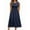 Blue Round Dot, variant on Sleeveless Dress for Women Summer Midi Dress Dress Round Neck Tshirt Dress Plain Casual Loose Fit Shift Dresses Aline Sundress