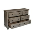 thumbnail image 4 of New Classic Furniture Allegra Contemporary Solid Wood Youth Dresser in Pewter, 4 of 5