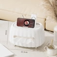 thumbnail image 1 of pstuiky Tissue Box Holder Plastic Drawer Design for Remote Control & Small Item Storage Large Capacity Organizer for Living Room, Office Desk, or Dining Area, 1 of 2
