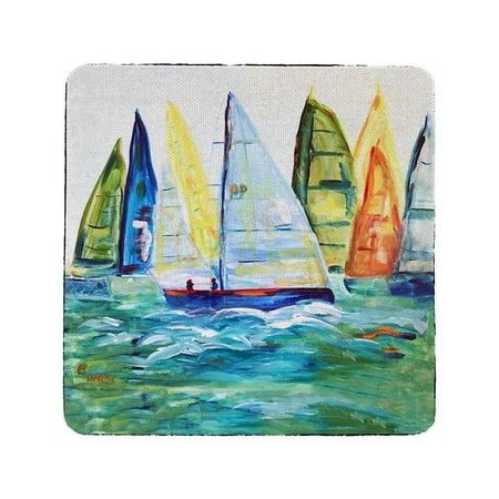 

Betsy Drake CT1368 Betsys Sailboats Coaster - Set of 4