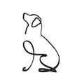 thumbnail image 3 of Escultura artística minimalista de perro Golden Retriever en oferta en Huayishang. Oferta de artículos de decoración de escritorio. Escultura artística minimalista de perro., 3 of 7