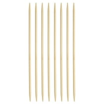 Uxcell 8Pcs Bamboo Knitting Needles Double Pointed Size US 6(4mm) 7.9 Inch
