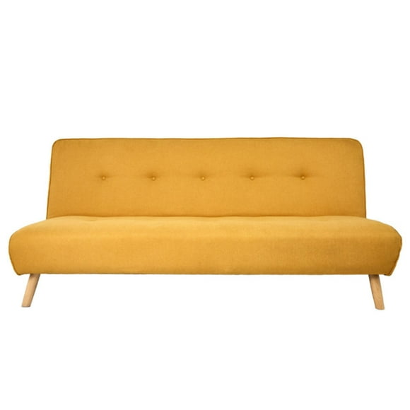 Sofá Cama Alterego Tapizado Color Mostaza