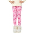 thumbnail image 6 of 2-13Y Kids Girl Stretchy Printed Leggings Thick Winter Warm Fleece Lined Pants, 6 of 10