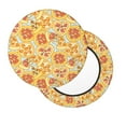 thumbnail image 2 of Susaid Cute Pizza In Various Print Elastic Bar Stool Cover Personalized Washable Stool Cover for Barbershop Home Bar Kitchen-12 inch, 2 of 7