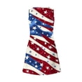 thumbnail image 6 of Sundresses for Women 1776-2026 250 Anniversary USA Flag Print V Neck Mini Tank Dress Beach Dress with Pocket, 6 of 6