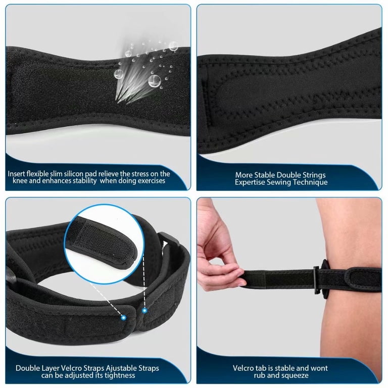 AVIDDA Patella Knee Strap, 2-Pack Adjustable Support photo 4