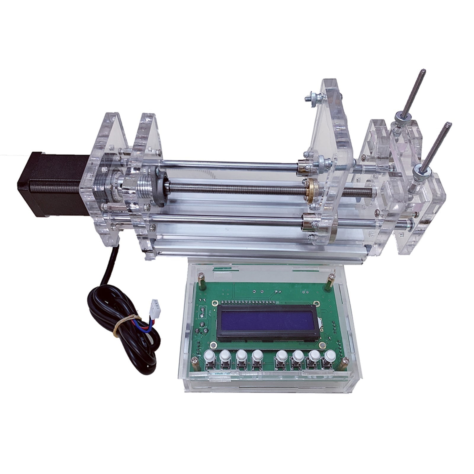 1-150ML Laboratory Micro Syringe Pump Desktop Precision Electric Injection Pump Mini Propel Pump Liquid Glue Dispenser DC 12V ,Simple to Hookup