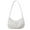 White, variant on WRKEKC Clearance Mini Crescent Crossbody Bag for Women, Wrinkle-Resistant Polyester Purse with Metal Zipper