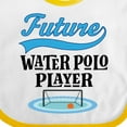 thumbnail image 4 of Inktastic Future Water Polo Player Boys Baby Bib, 4 of 4