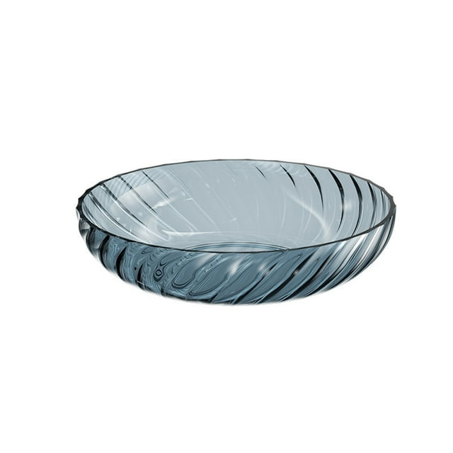 Fiudx Frutero, Diseño Transparente, Material Suave y Fácil de Limpiar, Saludable, Abertura Amplia, Bordes Redondeados, Duradero y Anticaídas, Decoración Multiusos para Sala de Estar, Refrigerios, Jue