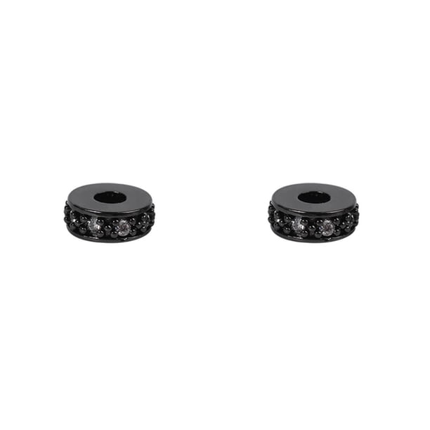 Cuentas para hacer pulseras Sonducket decoración de cristal diamantes de imitación tipo 4 2piezas