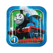 ORIENTAL TRADING COMPANY Thomas the Train Dessert Plate - Party Supplies - 8 Pieces
